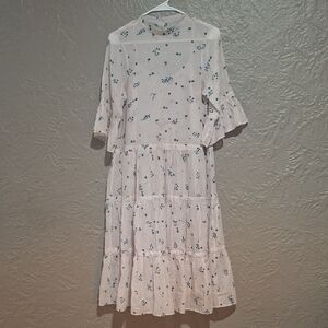 Warm Wome's Blue Floral Dress Size 0